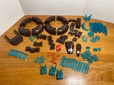 Lego 6x6x2 Round Corner (87559) Brick Dark Brown Chima Set 70145 Parts