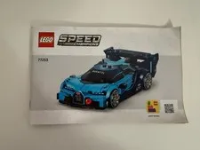 LEGO Speed Champions 77253 Bugatti Vision GT Hypercar Instructions Manual