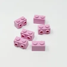 11211 LEGO Parts Brick Modified 1x2 w/ Side Studs BRIGHT PINK (6)