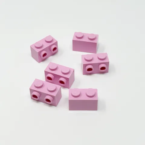 11211 LEGO Parts Brick Modified 1x2 w/ Side Studs BRIGHT PINK (6)