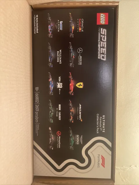 LEGO SPEED CHAMPIONS Bundle Pack, 10 Sets + Exclusive Poster 66802 - New Sealed