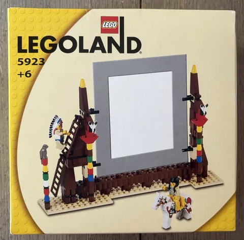 LEGO Western Picture Frame - 5923 - Brand New - Vintage - Very Rare - Indians