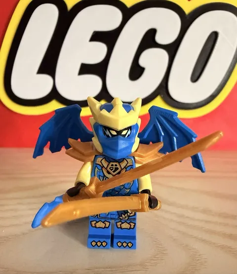 Lego Dragon Form Jay Minifigure With Accessories 