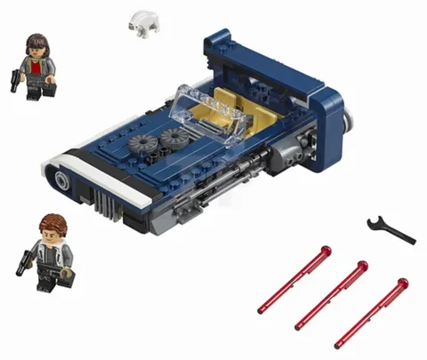 LEGO Star Wars Han Solo's Landspeeder 100% Complete With Instructions