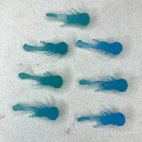 Lot of 7 LEGO Bionicle Blue Squid Ammo (57555)