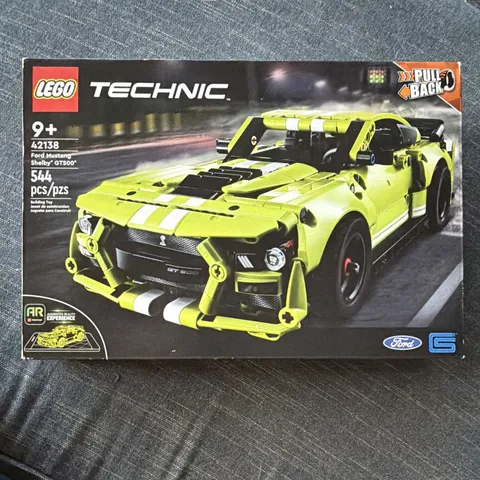 LEGO Technic Ford Mustang Shelby GT500 42138 Pull-Back Set, 544 pcs, 9+, SEALED