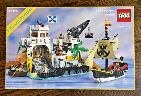 Lego 10320 Eldorado Fortress Icons Set Pirate Castle Retired Sealed New