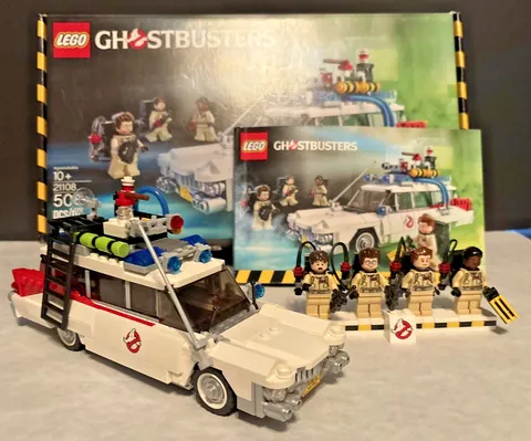 LEGO Ideas Ghostbusters Ecto-1 21108 30th Anniversary 508 pcs 10+ Box Complete