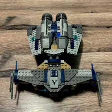 LEGO Star Wars Ship prebuilt With Launch-able Missiles & 1 Pilot Minifigure
