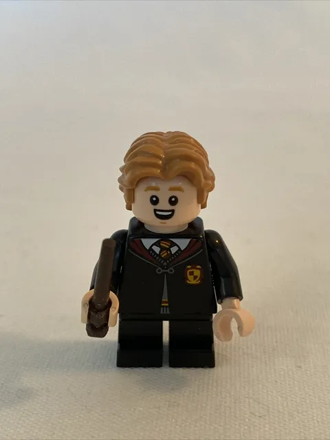 Lego Harry Potter 76389 COLIN CREEVEY MINIFIGURE + WAND VGC FREE US SHIP