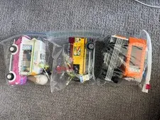 LEGO Vehicle Bundle – Garbage Truck, Pizza Van & Ice Cream Machine