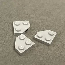 Lego 26601 Light Gray Replacement Parts Pieces Lot of 3