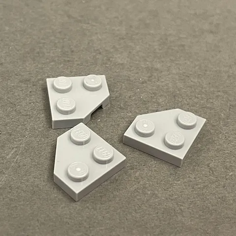 Lego 26601 Light Gray Replacement Parts Pieces Lot of 3