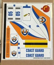 Lego 60166 Heavy-Duty Rescue Helicopter Original Sticker Sheet