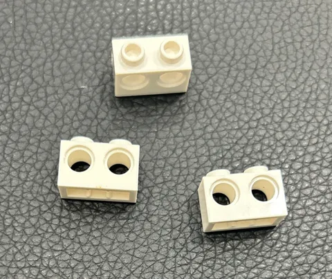 LEGO Parts White Lot 3 Technic Brick Holes 1x2 #32000
