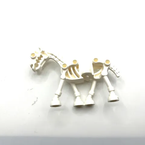 LEGO Skeleton Horse Minifigure White 9462 Glow In Dark Fantasy Castle CMF