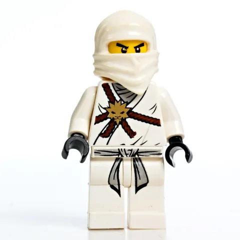 LEGO Ninjago Zane Minifigure The Golden Weapons White Ninja