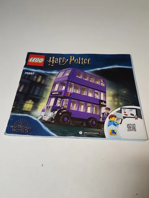 Lego Harry Potter The Knight Bus #75957 Instruction Book Only