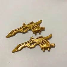 Lego 92217 Gold Replacement Add-on Pieces Parts Lot of 2