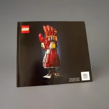 Lego 76223 Infinity Nano Gauntlet Instruction Manual Booklet No Bricks