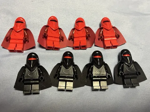 Lego Star Wars Royal Guard Lot Of 8 (4 Red/4 Black) Army Builder Death Star 👀
