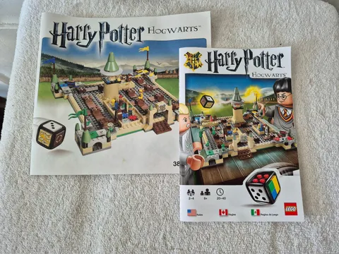 LEGO 3862 Harry Potter Board Game instructions and rules- 2 booklets