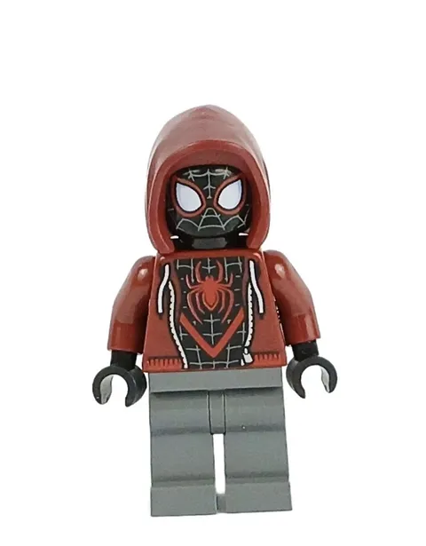 LEGO® Spider-Man MILES MORALES Minifigure™ Dark Red Hood sh0943