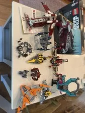 LEGO Lot 10 Sets | 5 Star Wars, 3 Marvel, 1 Chima, 1 Unknown | See Description