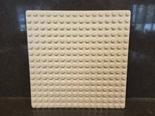 Lego White 16x16 5"x 5" Building Plate Baseplate Base Plate Thin Vintage Style