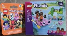 LEGO 42681 Friends Axolotl Boat 71052 Series 29 Minifigure 2 Set Bundle NEW 2026