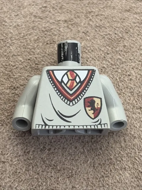 Lego Torso Harry Potter Uniform Gryffindor  Pattern Light Gray Arms