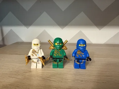 Lego Lloyd DX, Jay DX, and Zane DX