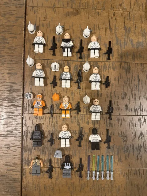 LEGO Star Wars Clone Trooper Lot Phase 1 Commander Bomb Squad Shadow Trooper Etc