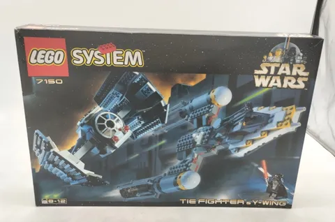 LEGO 7150 TIE Fighter & Y-wing New MISB SEALED Star Wars Retro Vintage 1999