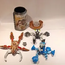 LEGO BIONICLE  LOT Visorak Bohrok  Nuhvok bulk lot READ