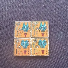 LEGO : ADVENTURERS - Hieroglyphs  Egyptian Replacement Parts Lot of 4