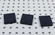 LEGO Lot of 3 Black 2x2 Smooth Tiles Plates BH