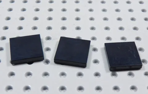 LEGO Lot of 3 Black 2x2 Smooth Tiles Plates BH