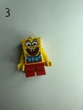 Lego SpongeBob SquarePants 3818 Blue Lei Minifigure
