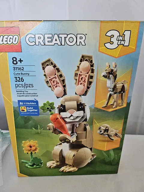 LEGO Creator 3-in-1 Cute Bunny 6527848 (New Sealed)  Number 31162