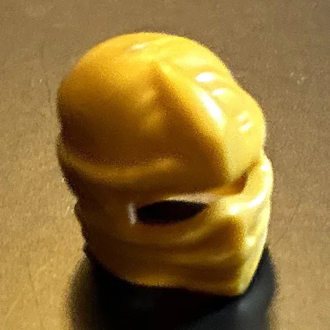 LEGO Tan Minifigure Headgear Helmet Mask, 1 Piece Plastic