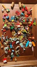 Large Bulk LEGO Accessories Lot - Assorted Pieces, Minifigures, and Accessories