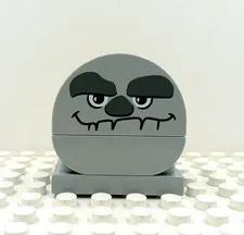 Lego Duplo Printed Brick Puzzle (3pcs) Rock Monster Face from Frozen