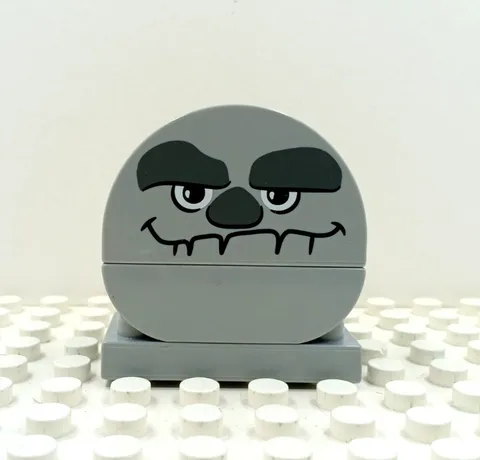 Lego Duplo Printed Brick Puzzle (3pcs) Rock Monster Face from Frozen