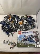 LEGO Super Heroes: Avengers Ultimate Quinjet 76126 w/ Manual & Mini-Figs As-Is