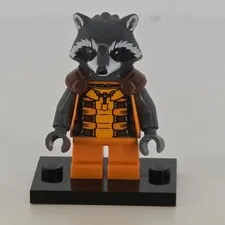 Lego Rocket Raccoon 76020 Orange Outfit Super Heroes Guardians Galaxy Minifigure