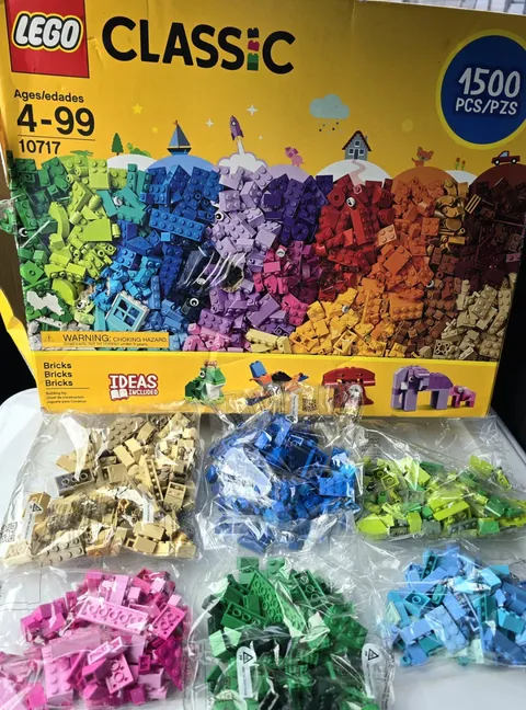 LEGO Classic 10717 Bricks Bricks Bricks Incomplete Set 6 Sealed Bags ONLY No Box