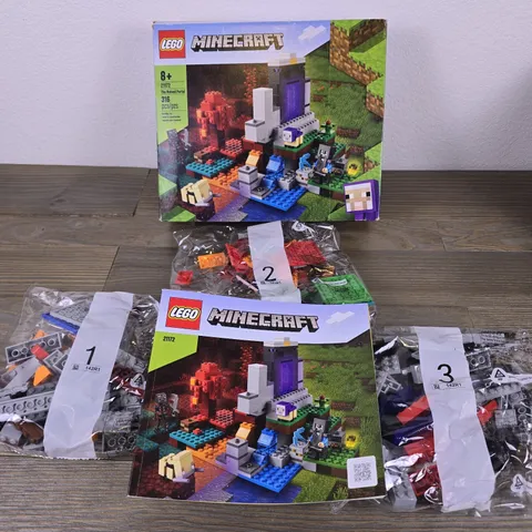 LEGO Minecraft: The Ruined Portal (21172) - Open Box - with Manual 