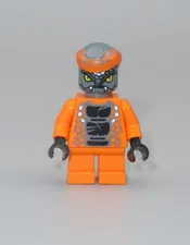 LEGO Ninjago Snike snake black orange spikes minifigure 9448