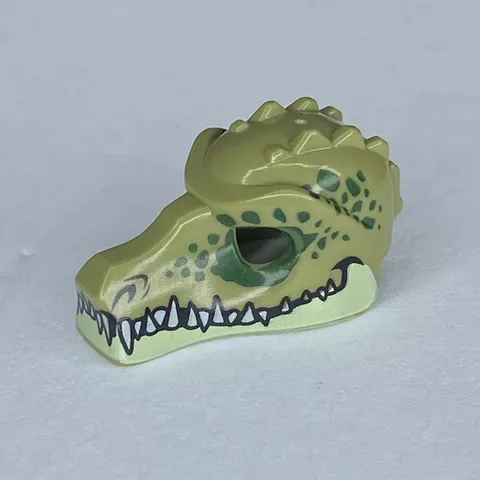 LEGO Legends of Chima Dark Green Crocodile Mask Minifigure Head-Gear 12551pb01